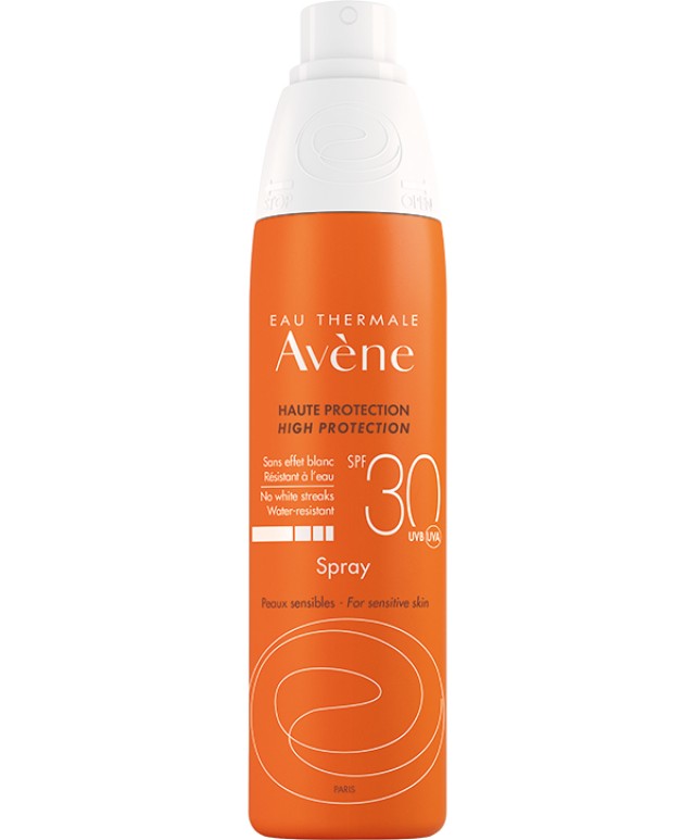 Avène - Αντηλιακό Σπρέι SPF30 - Υψηλή Προστασία για Πρόσωπο & Σώμα - 200ml