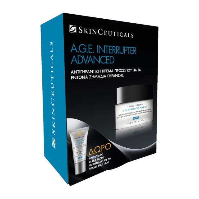 SkinCeuticals Promo A.G.E. Interrupter Advanced 48ml Κρέμα προσώπου & Δώρο Ultra Facial Αντηλιακό SPF50, 15ml