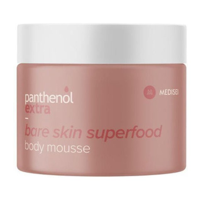 Panthenol Extra Bare Skin Superfood Ενυδατικό Mousse Σώματος, 230ml