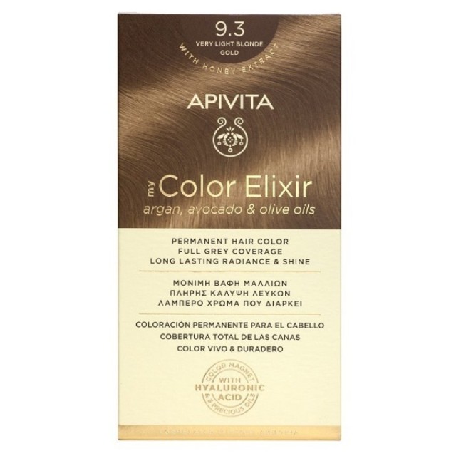 Apivita My Color Elixir with Honey Extract 9.3 Ξανθό Πολύ Ανοιχτό Χρυσό 125ml