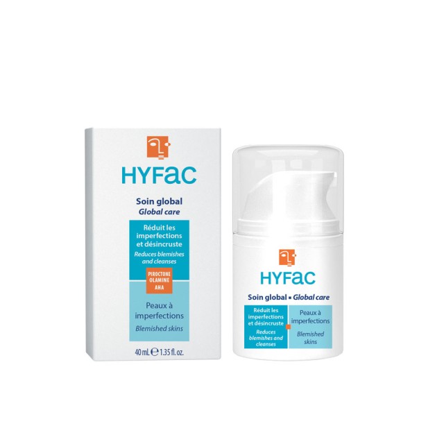 Hyfac Global Care Cream Κρέμα Προσώπου για Λιπαρές Επιδερμίδες, 40ml