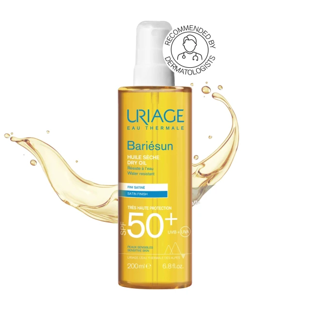 Uriage Bariesun Huile Dry Oil SPF50+ Αντιηλιακό Spray Xωρίς Άρωμα, 200ml