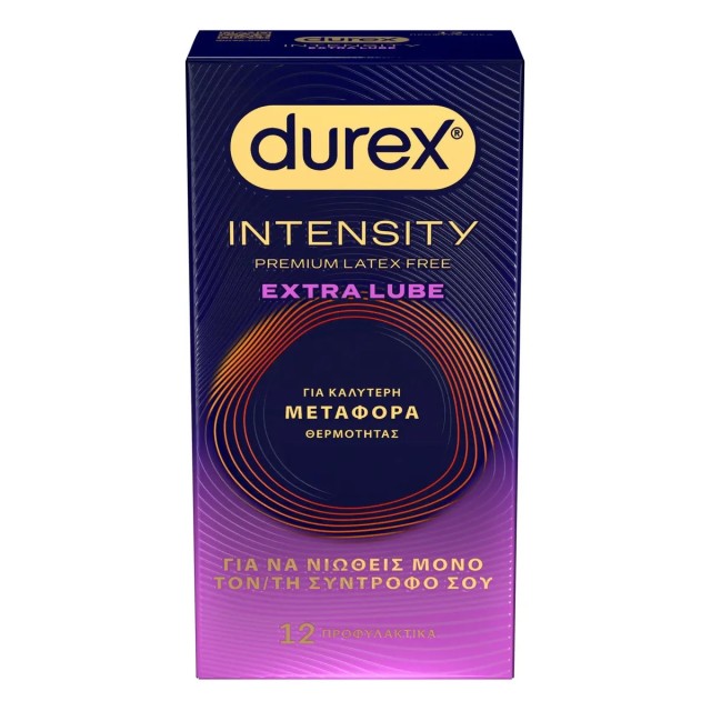 Durex Intensity Premium Latex Free Extra Lube Εξαιρετικά Λεπτά Προφ...