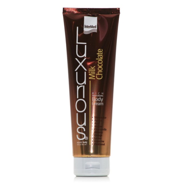 Intermed Luxurious Rich Moisturizing Body Cream Milk Chocolate Ενυδατική Κρέμα Σώματος, 280ml