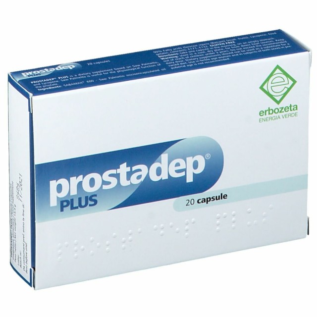Erbozeta Prostadep Plus Συμπλήρωμα Διατροφής Για Τον Προστάτη, 20 Κάψουλες