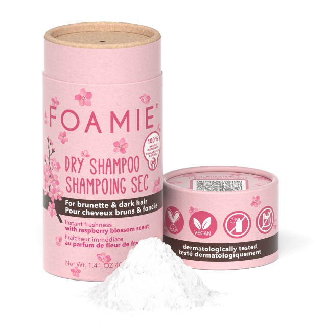 Foamie Dry Shampoo Berry Blossom Ξηρό Σαμπουάν για Καστανά & Σκούρα Μαλλιά 40gr