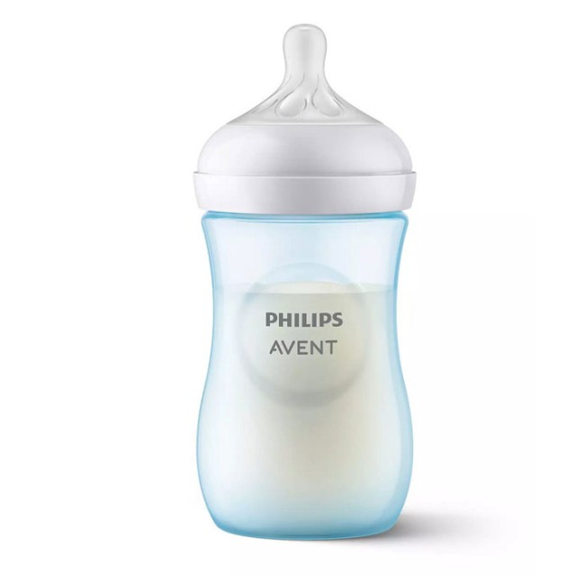 Avent Philips Πλαστικό Μπιμπερό Natural Response με Θηλή Σιλικόνης για 1+ μηνών, 260ml