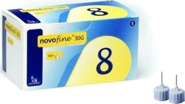 Novo Nordisk NovoFine Insulin Needles 30G 8mm, 100pcs
