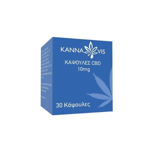 Kannavis Κάψουλες CBD 10mg, 30 Κάψουλες