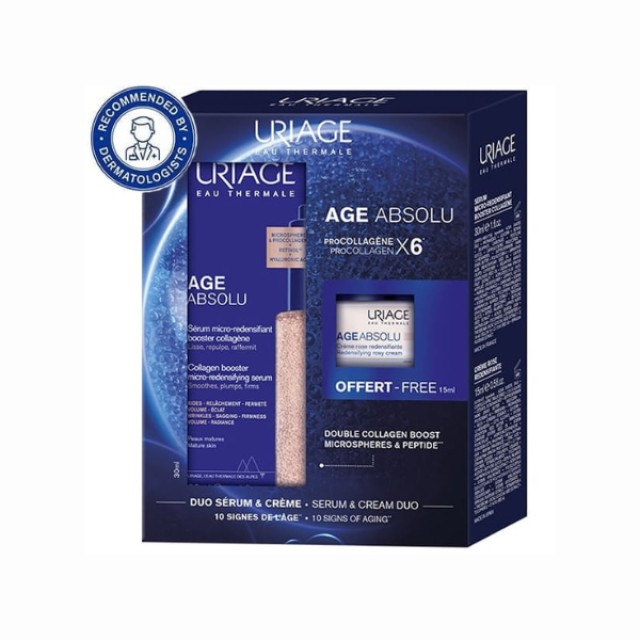 Uriage Promo Age Absolu Boosting Micro-Redensifying Ορός Αντιγήρανσ...