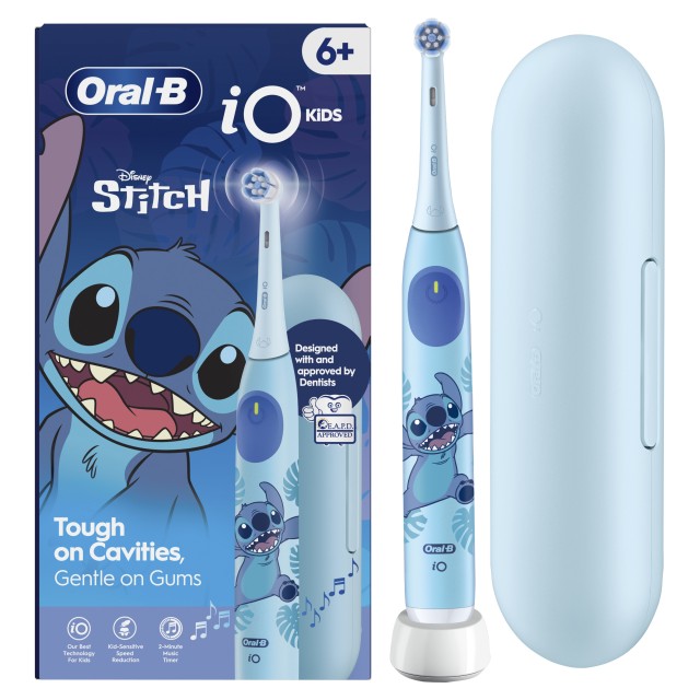 Oral-B iO Kids Disney Stitch Ηλεκτρική Οδοντόβουρτσα, 1 Κεφαλή Οδον...