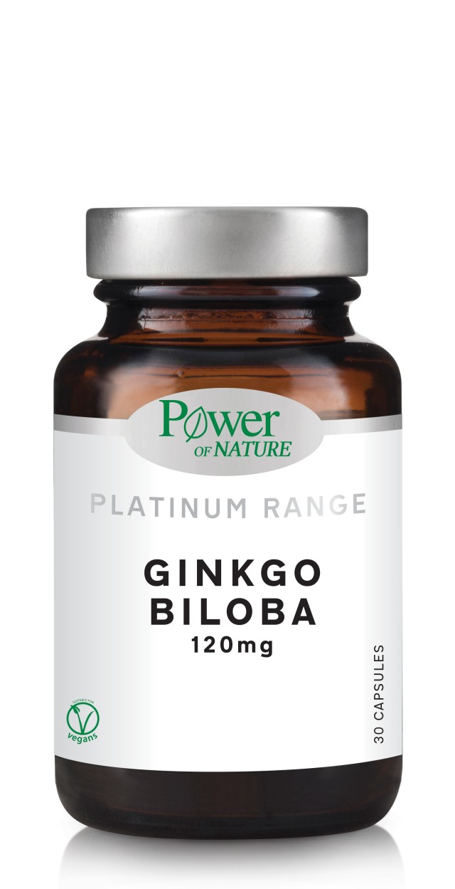 Power Health Platinum Ginkgo Biloba 120mg, 30 Κάψουλες