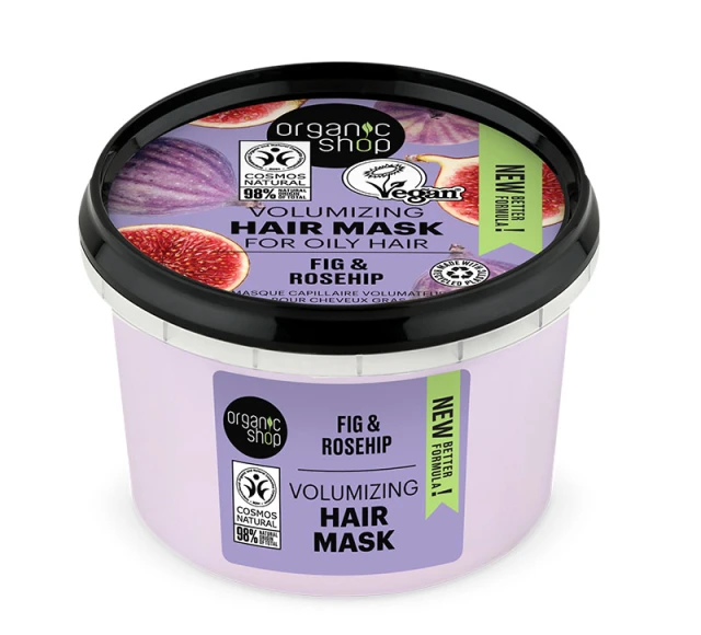 Natura Siberica Organic shop Hair Mask for Volume, Oily Hair,...