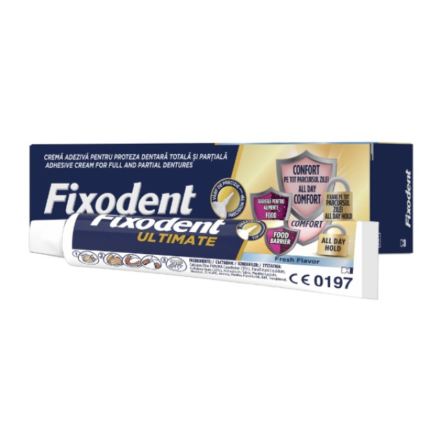 Fixodent Professional Στερεωτική Κρέμα Τεχνητής Οδοντοστοιχίας για την Προστασία των Ούλων, 40g