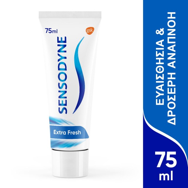 Sensodyne Extra Fresh Οδοντόκρεμα για τα Ευαίσθητα Δόντια, 75ml