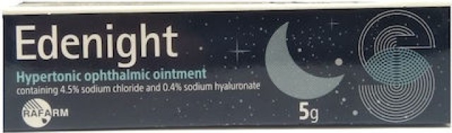 Rafarm Εdenight Hypertonic 0.4% Eye Ointment Υπέρτονη Οφθαλμική Αλοιφή, 5gr