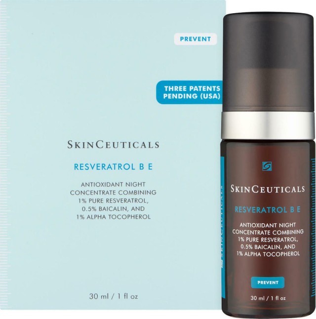 SkinCeuticals Resveratrol BE Aντιοξειδωτικός Επανορθωτικός Ορός Νύχτας, 30ml