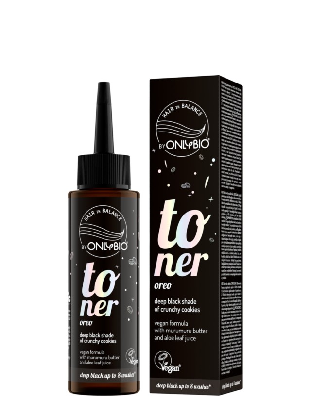 OnlyBio Toner Μαλλιών Oreo για Έντονη Μαύρη Απόχρωση, 100ml