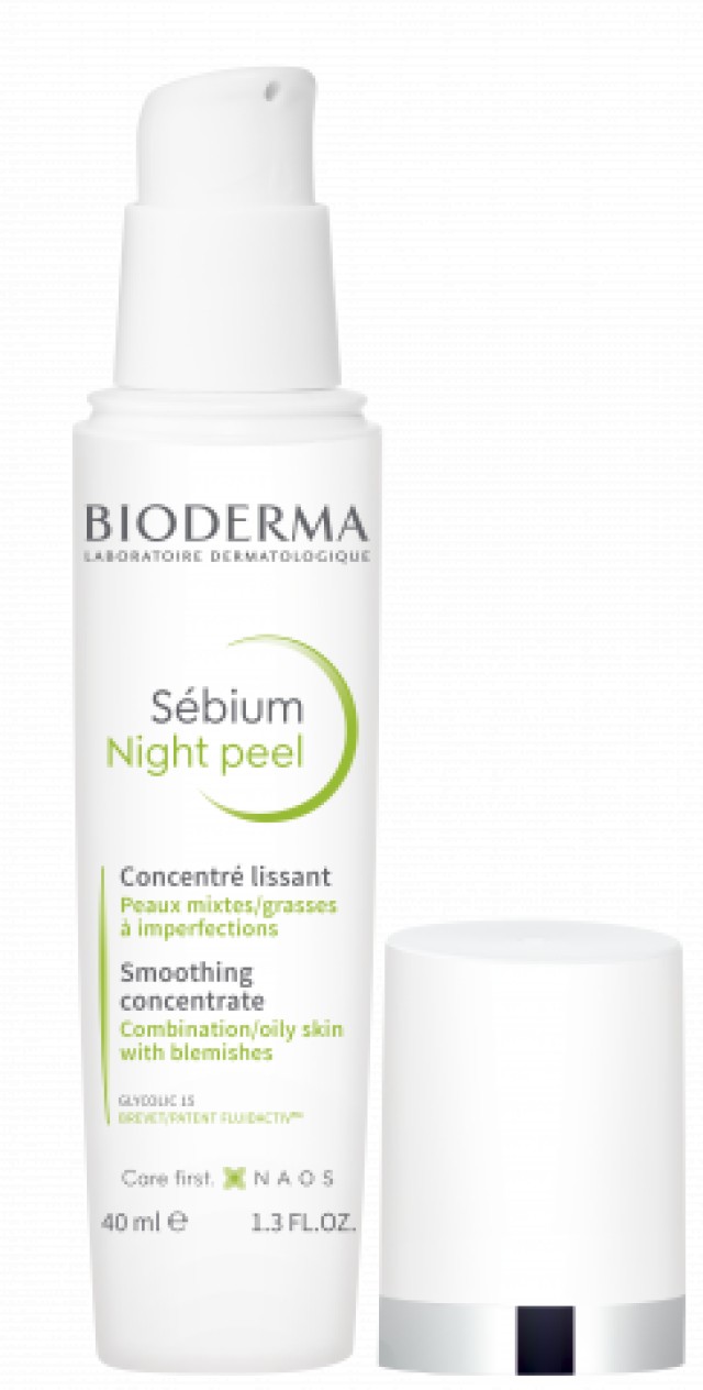 Bioderma Sebium Night Peel- Κρέμα Προσώπου για Απαλό Peeling 40ml