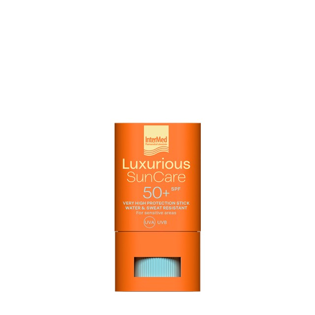 Luxurious Suncare Stick SPF50+ Στικ Πολύ Υψηλής Αντηλιακής Προστασίας για τις Ευαίσθητες Ζώνες, 16gr