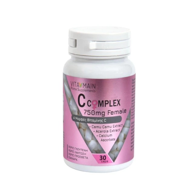 Vitamain C-Complex Female Συμπλήρωμα Διατροφής για Γυναίκες, 30 κάψ...