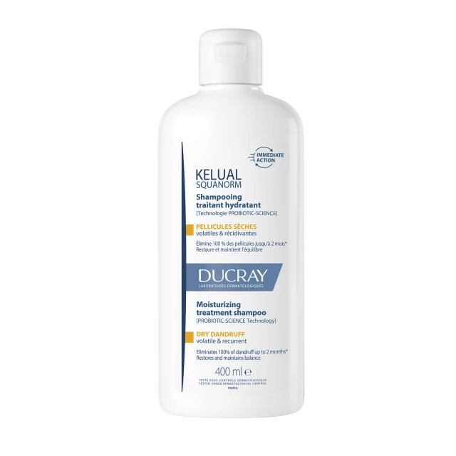 Ducray Kelual Squanorm Shampoo for Dry Dandruff, 400ml