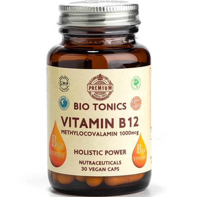 Bio Tonics Vitamin B12 Methylcobalamin 1000mcg Holistic Powder Συμπ...