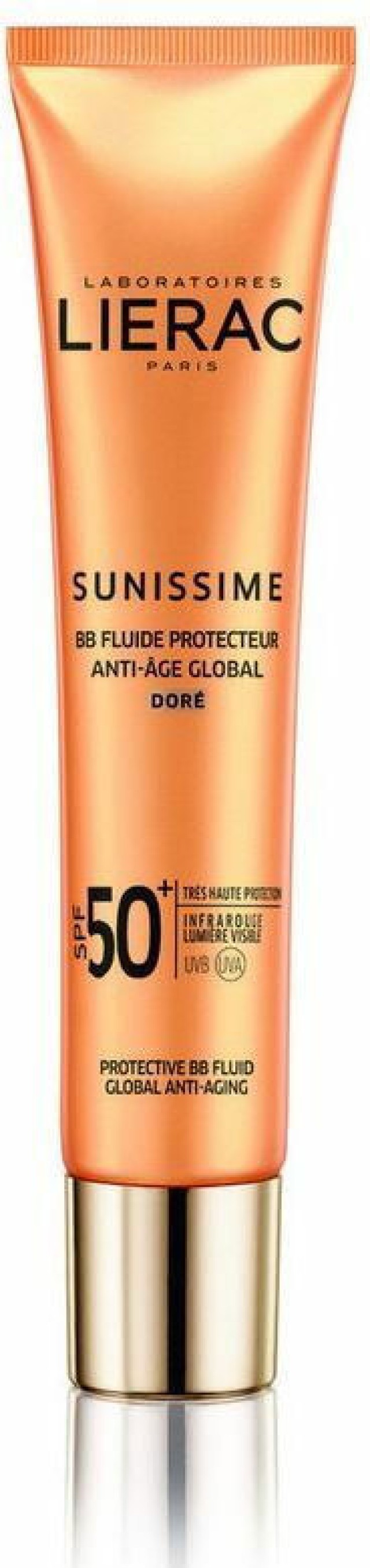 Lierac Sunissime BB Fluid Anti Age Global Golden Αντηλιακή Κρέμα Προσώπου SPF50+ Με Χρώμα, 40ml