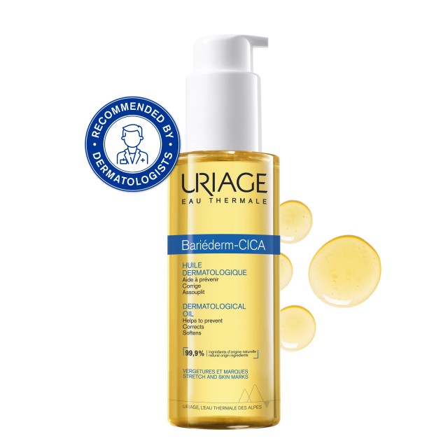 Uriage Bariederm Dermatological Cica Huile Oil Λάδι Για Ραγάδες και Ουλές, 100ml