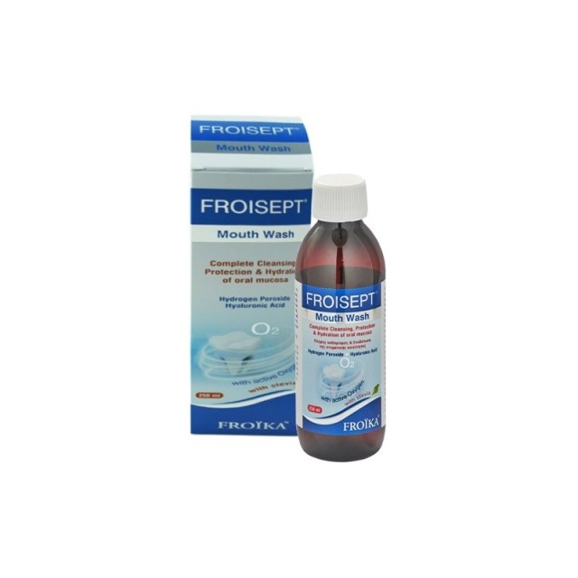 Froika Froisept Mouthwash Στοματικό Διάλυμα με Ενεργό Οξυγόνο, 250ml