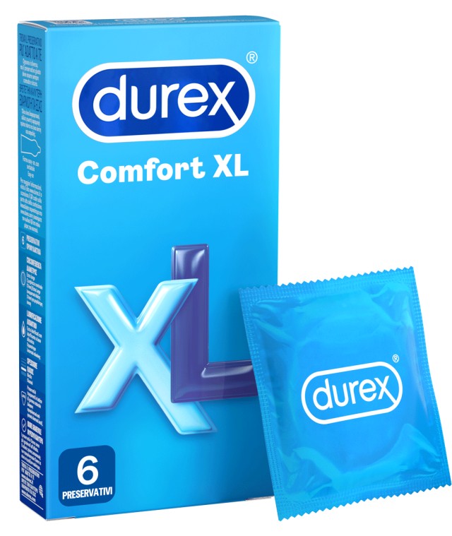 Durex Comfort XL Προφυλακτικά Μεγαλύτερου Μεγέθους, 6 Τεμάχια