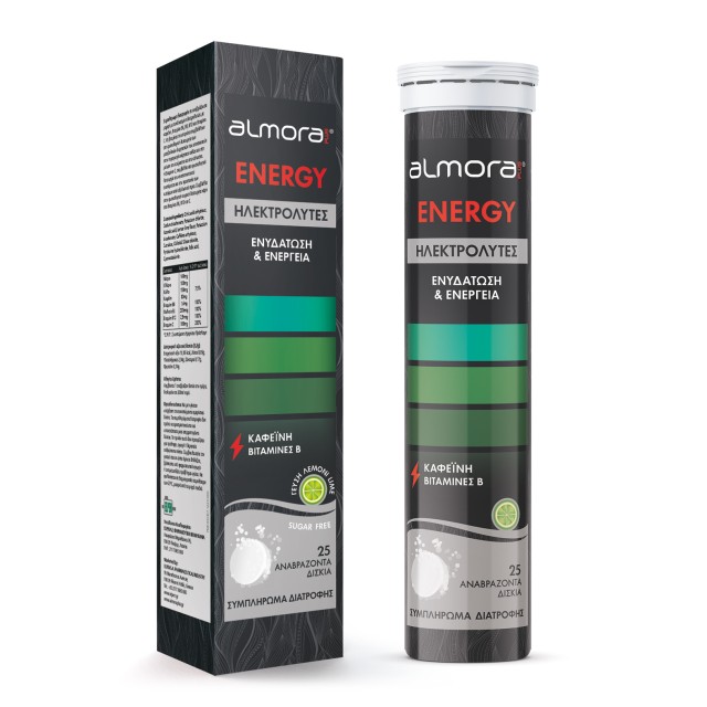 Almora Plus Energy Ηλεκτρολύτες για Ενυδάτωση & Ενέργεια Με Γεύση Λ...