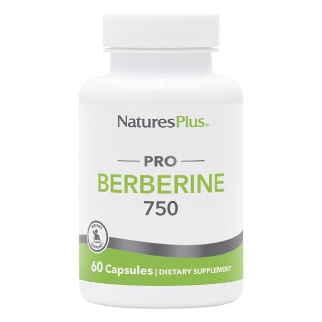 Natures Plus Pro Berberine 750mg Για Την Υγεία Της Καρδιάς 60caps