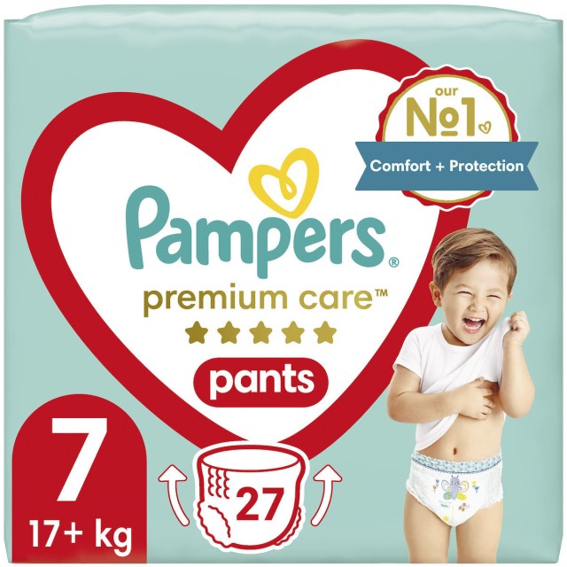 Pampers Premium Care Pants No7 (17+Kg) 27τμχ