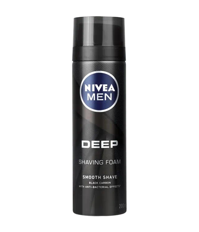 Nivea Men Deep Shaving Foam Ανδρικός Αφρός Ξυρίσματος, 200ml