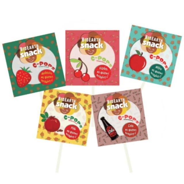Bioearth Snack Βιολογικό Γλειφιτζούρι με Βιταμίνη C, 1τμχ
