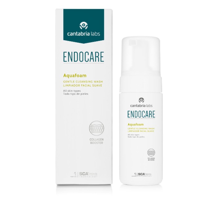 Endocare Aquafoam Gentle Cleansing Wash Αφρός Απαλού Καθαρισμού, 125ml