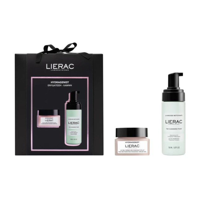 Lierac Set Hydragenist The Rehydrationg Radiance Cream-Gel 50ml + The Cleansing Foam 150ml