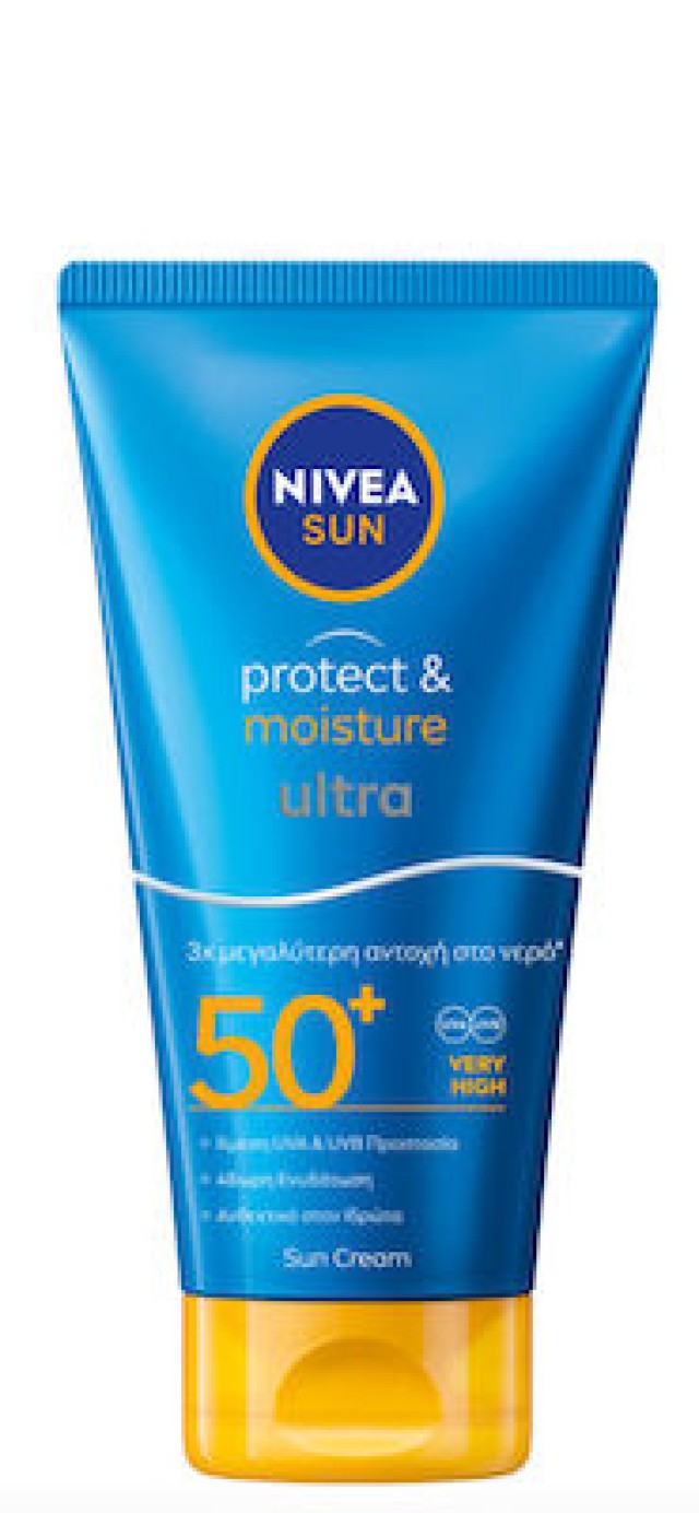 Nivea Sun Protect & Moisture Ultra Αντηλιακό Σώματος με Πολύ Υψηλή Προστασία SPF50+, 150ml