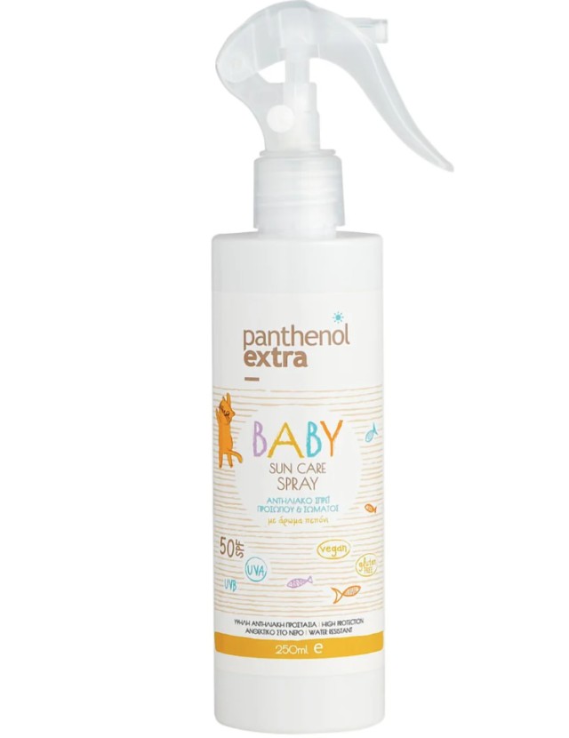 Panthenol Extra Baby Sun Care Face & Body Spray SPF50, 250ml