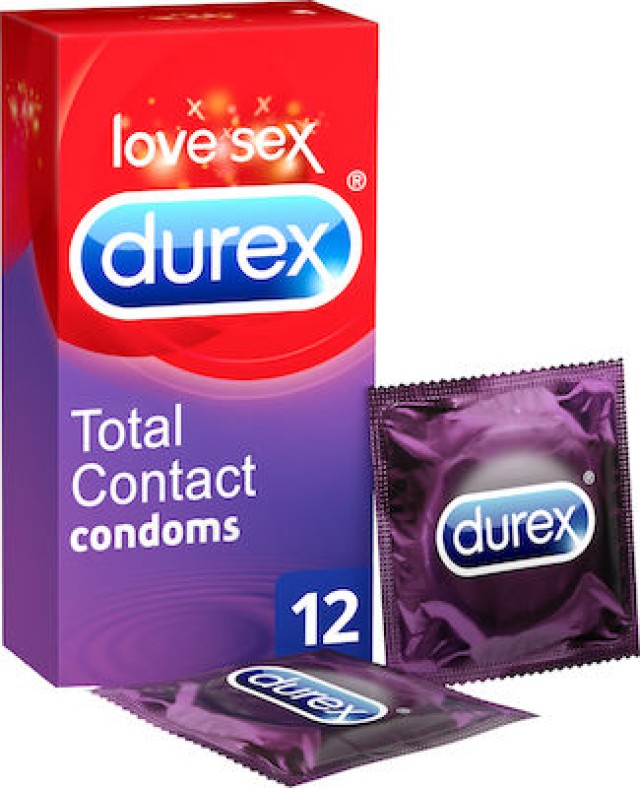 Durex Προφυλακτικά Total Contact 12τμχ