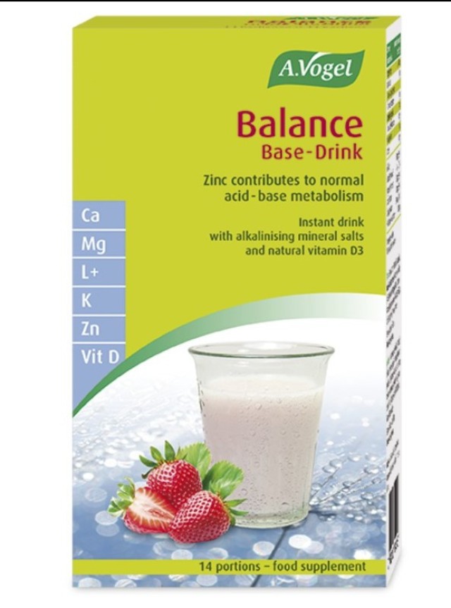 A.Vogel Balance Base Drink Γεύση Φράουλα, 14 Φακελάκια