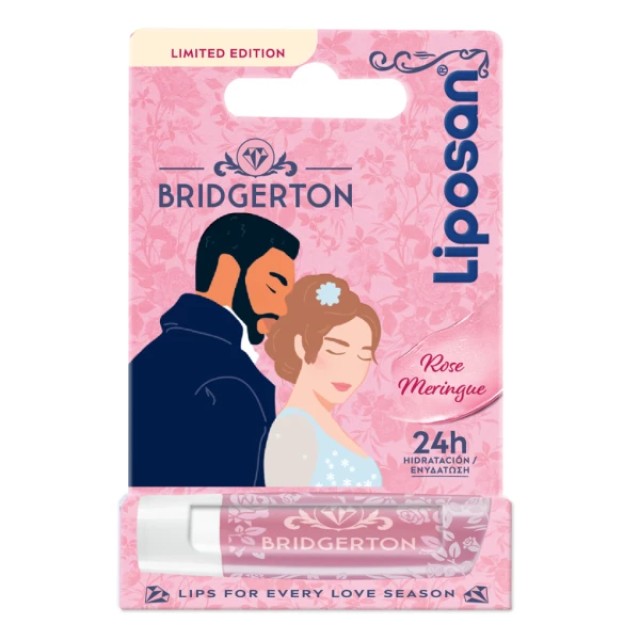 Liposan Limited Edition Bridgerton Rose Meringue 24h Balm Χειλιών Μ...
