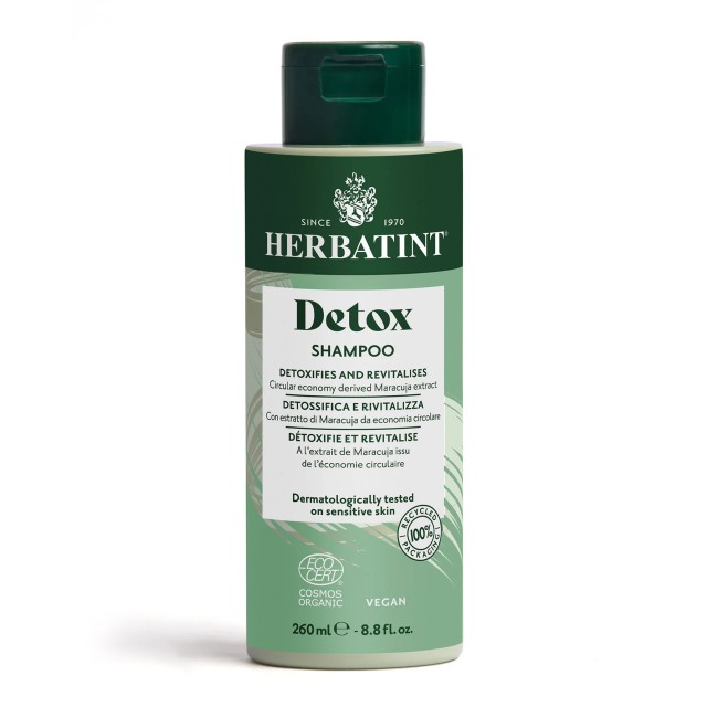 Herbatint Detox Shampoo Detoxifying and Regenerating Σαμπουάν Αποτοξίνωσης, 260 ml
