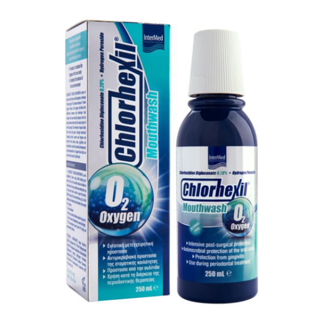 Intermed Chlorhexil Oxygen Mouthwash Στοματικό Διάλυμα, 250ml