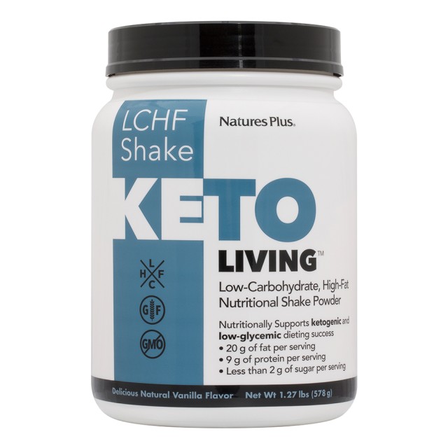 Natures Plus Ketoliving Vanilla Shake, 578gr