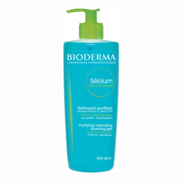 Bioderma Sebium Gel Moussant Για Βαθύ Καθαρισμό 500ml