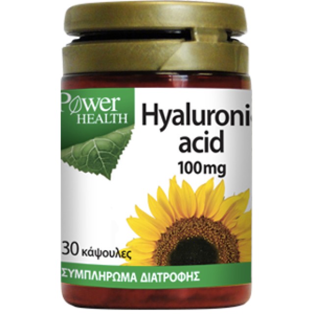 Power Health Hyaluronic Acid 100mg Συμπλήρωμα Υαλουρονικό Οξύ 30 Κάψουλες
