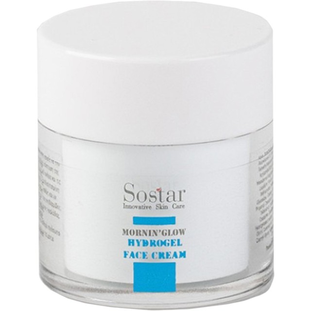Sostar Mornin Glow Hydrogel Cream Eνυδατική Κρέμα Προσώπου, 50ml