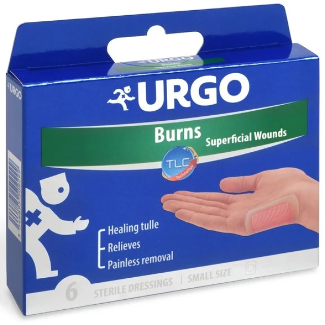 Urgo Burns & Superficial Wounds Dressings Αποστειρωμένα Επιθέματα γ...